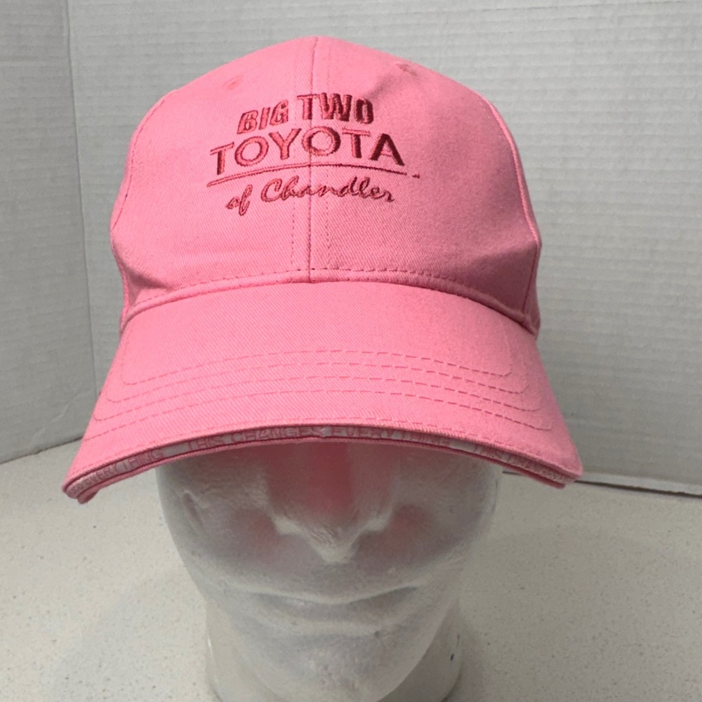 Big Two Toyota Hat Pink Baseball Cap Adjustable Automotive Chandler
